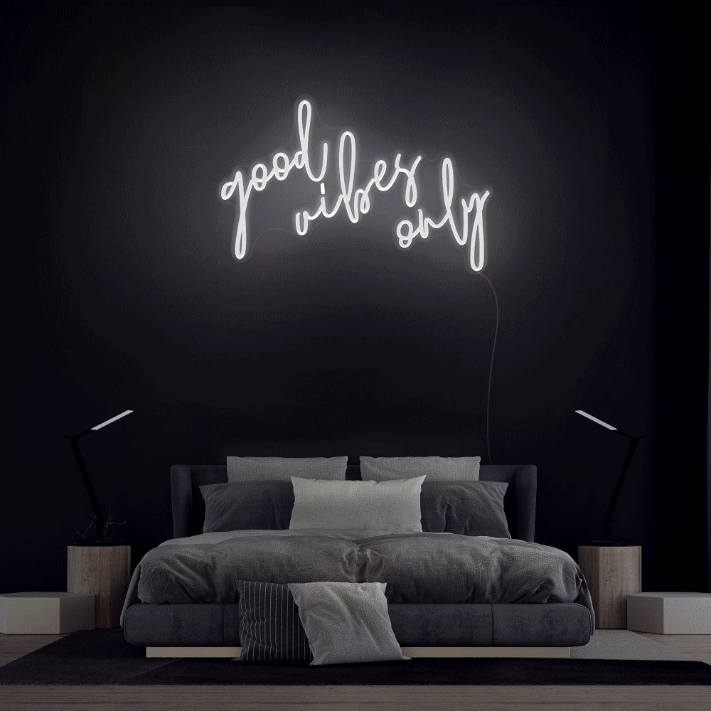 Good Vibes Only Neon Sign