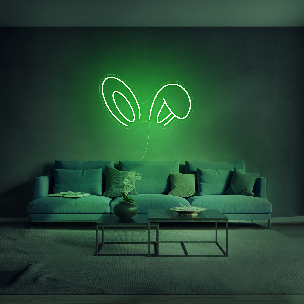 Mini Bunny Ears Neon Sign