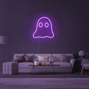 Mini Ghost Neon Sign